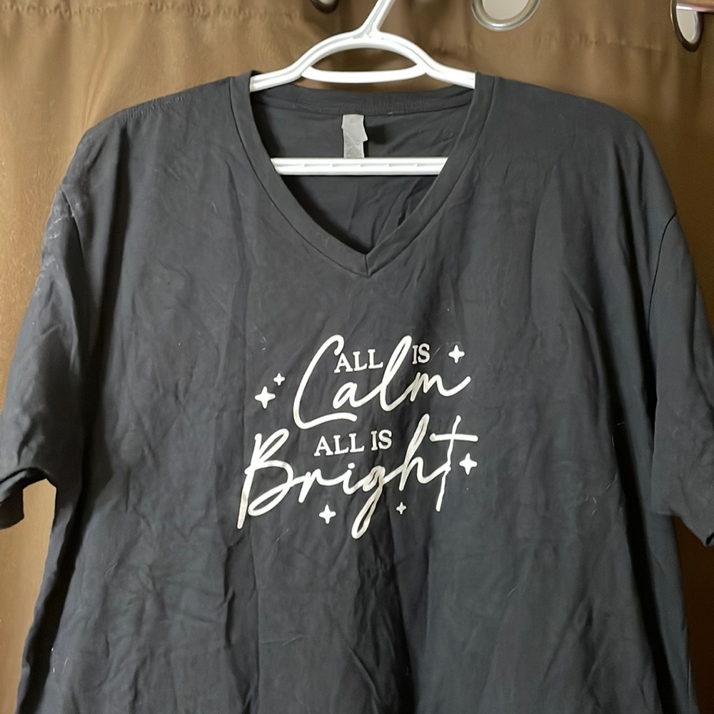 Christmas Top-All is Calm All is Bright